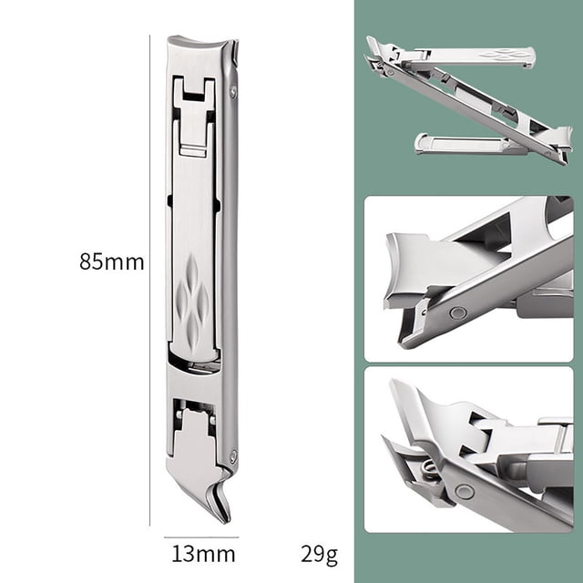 FcBaudy Nail Clippers Foldable Double Sided Nail Clipper Tool Nail Clipper