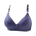 thumbnail image 3 of Penkiiy 2PC Women’s Wireless Racerback Sports Bra, Moisture-wicking Compression Support Bra 38 Black, 3 of 6