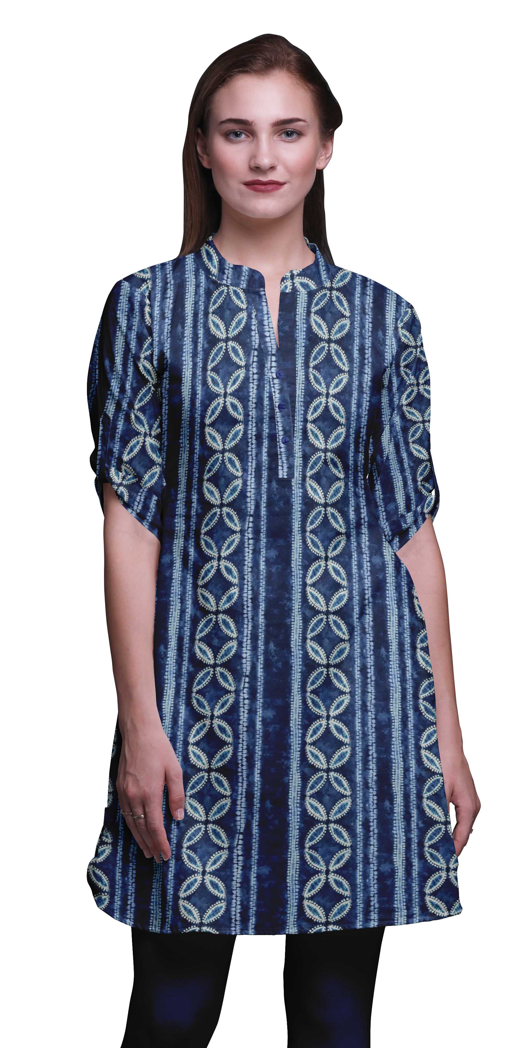 Bimba Printed Kurtis For Women Short Kurti For Girls Straight Tunic Tops