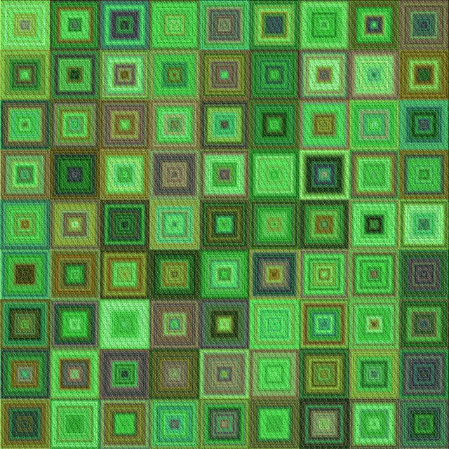 Ahgly Company Tapis d'Intérieur Lavable en Machine Carré Vert Algue Transitionnel, 7 Pieds Carré