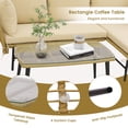thumbnail image 4 of Gymax 3PCS Patio Wicker Furniture Set L-Shaped Sofa Conversation Set w/ Beige Cushions, 4 of 7