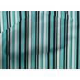 thumbnail image 4 of oneOone Cotton Cambric Turquoise Blue Fabric Stripes Sewing Material Print Fabric By The Yard 56 Inch Wide, 4 of 4