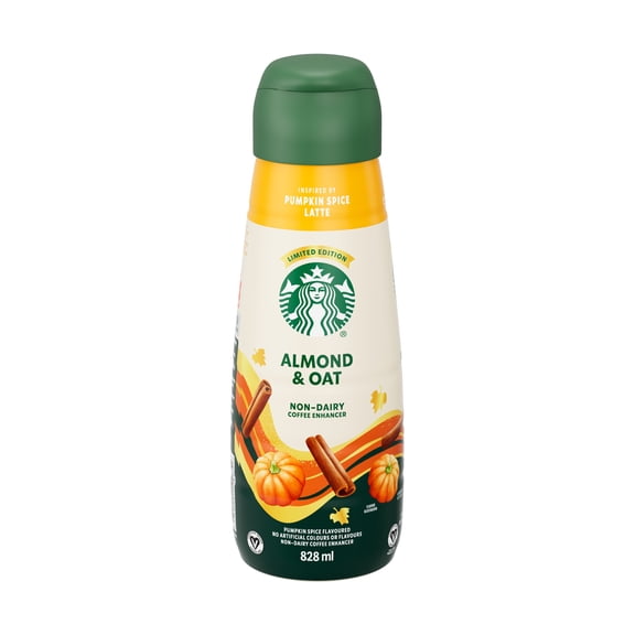 STARBUCKS Almond And Oat Non Dairy Pumpkin Spice Latte Coffee Enhancer