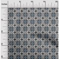 thumbnail image 2 of oneOone Georgette Viscose Black Fabric Asian Ikat Sewing Craft Projects Fabric Prints By Yard 42 Inch Wide, 2 of 4