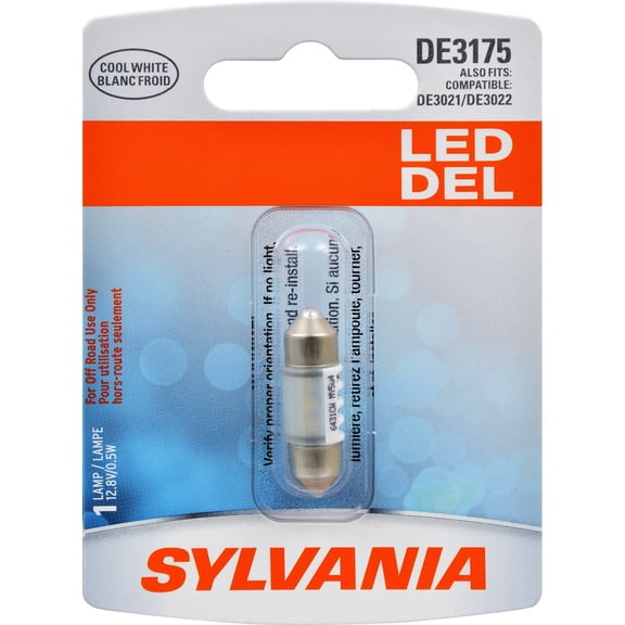 SYLVANIA DE3175 Syl LED White Mini Bulb, Pack of 1