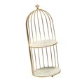 thumbnail image 3 of facefd Perfume Rack Makeup Jewelry Display Shelf Creams Tray White care stand bedroom accessories pink 2 Tier, 3 of 9