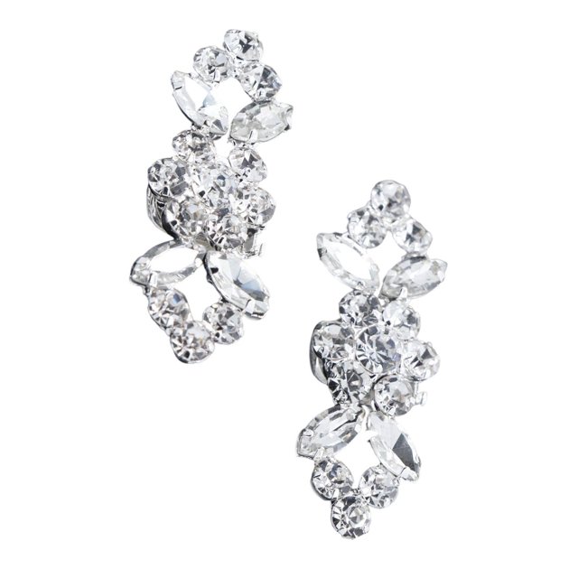mmirethe 2 Pcs Pinces à Chaussures de Mariage Bijoux Robe de Fête pour Mariée Accessoires Chapeau Type B Ensemble de 3