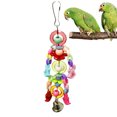 thumbnail image 1 of Agiferg Colorful Pet Bird Parrot Swing Cage Bells Bite Toy For Parakeet Cockatiel Toys, 1 of 4