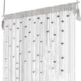 thumbnail image 1 of TIELUTT Rose Thread Door Curtain 2024 39x79 Inch String Total Curtains for Bedroom Shower Curtain for Small Shower Cold Blocking Window Curtains 6 Foot Curtains Sheer Curtains 96 Inches Long 4 Panels, 1 of 8