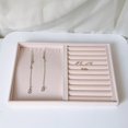 thumbnail image 2 of Velvet Jewelry Display Storage Tray, Stackable Accessories Storage, Watch Stud Show Case Organizer Style 06, 2 of 8