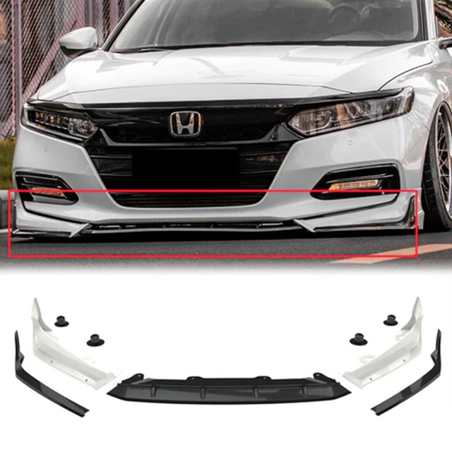AMERICAN MODIFIED 18-20 Honda Accord Aerodynamic Front Lip Spoiler, White