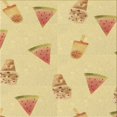 thumbnail image 1 of Ahgly Company Tapis d'Intérieur Lavable en Machine Carré Transitionnel GoldenRod Or, 4 Pieds Carré, 1 of 7