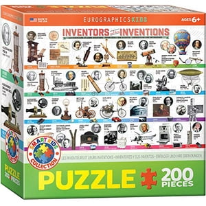 Eurographics Great Inventions Puzzle à mâchoires (200-Piece)