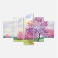 thumbnail image 2 of Paysage Printanier Violet - Impression sur Toile d'Art Floral, 2 of 3