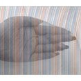thumbnail image 3 of oneOone Tissu en Viscose Chiffon Multicolore Rayé Imprimé au Mètre 42 Pouces de Large, 3 of 3