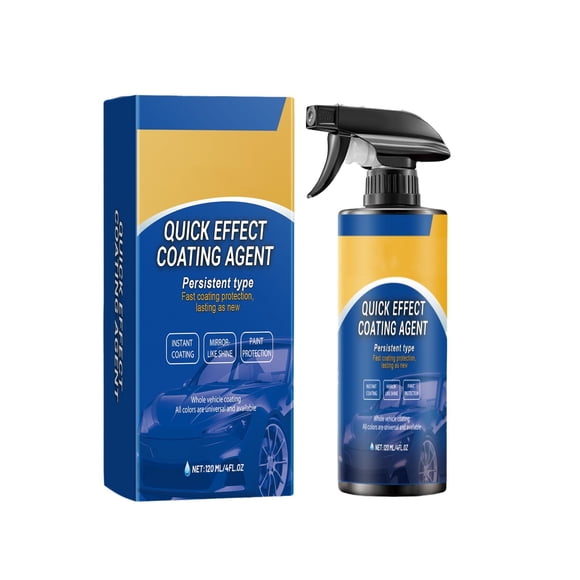 SHAGUOZHOU Ensemble d'Urgence Automobile Kits d'Artisanat pour Hommes Vaporisateur de Revêtement Automobile 120 ml Agent de Revêtement Automobile à Action Rapide Agent de Nano-Placage Vaporisateur de Cirage de Peinture Automobile Revêtement Scellage à l'Eau Glaçure