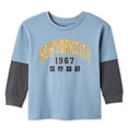 thumbnail image 1 of George Toddler Boys' Long-Sleeve Fooler T-Shirt, 1 of 2