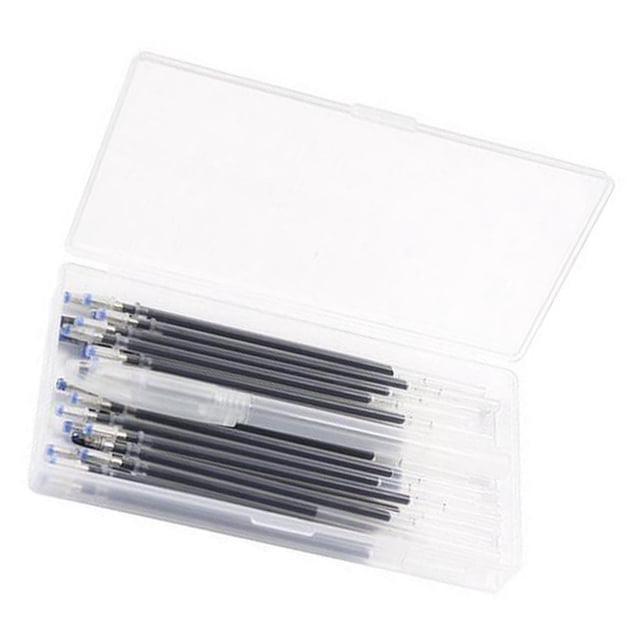 40 Pieces Fabric Marking Refills Replaceable Pen Refills with Box for Fabrics in Black