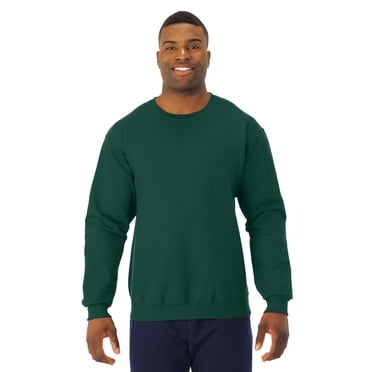 Jerzees Chandail Molletonné à Col Rond NuBlend pour Adulte, m, Vert Forêt