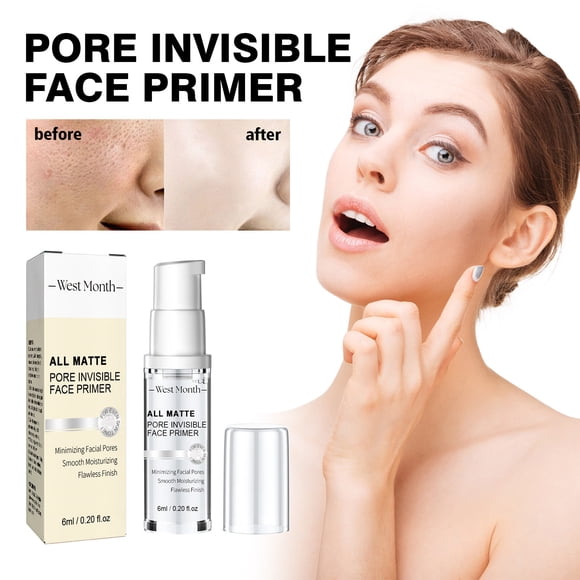 Pompotops Liquidation de Produits de Beauté, Cadeaux Beauté pour Femmes, Convient à Divers Types, Peut Rendre l'Apparence Plus Délicate, Pores Invisibles et Crème avant Maquillage 60 ml