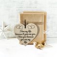thumbnail image 4 of Dvkptbk Heart-Shaped Label Wooden Commemorative Wooden Sign Pendant Home Decor, 4 of 5