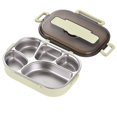 thumbnail image 2 of Boîtes à Collation pour Enfants pour l'École Boîte à Lunch pour Adultes Contenant à Lunch avec Compartiments Boîte à Lunch en Acier Inoxydable Chauffe-Nourriture Boîte Réutilisable Chauffe-Nourriture pour Réchauffer les Aliments Boîte à Lunch pour le Travail pour Hommes Femmes, 2 of 8