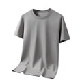 thumbnail image 1 of Chandails à Col Rond Coupe Classique pour Hommes, Coupe Décontractée, T-Shirts d'Entraînement d'Été, Hauts de Sport Décontractés d'Été, 1 of 6