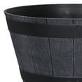 thumbnail image 3 of Mainstays 19in Whiskey Barrel Resin Planter, Grey, 3 of 5