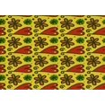 thumbnail image 1 of Ahgly Company Tapis Rectangulaire Lavable en Machine Rouge Brun, 3 Pieds x 5 Pieds, 1 of 7