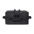thumbnail image 2 of Camping Sac de Rangement pour Réservoir de Gaz de Réchaud, Sac de Transport d'Outils Pliable pour l'Extérieur avec Double Fermeture Éclair, Tissu Oxford, Noir Vert, 35 x 21 x 17 cm, 2 of 6