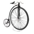 thumbnail image 4 of Toy Bike Ornament,Bicycle Model Black Big Retro Bike Mold Bicycle Model Top-Notch Performance, 4 of 8