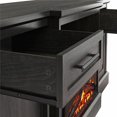 thumbnail image 3 of Ameriwood Home Gablewood Electric Fireplace & TV Console for TVs up to 65", Espresso, 3 of 9