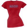 thumbnail image 1 of Do My Shoes Match Red Juniors Soft T-Shirt, 1 of 1