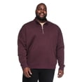 thumbnail image 1 of George Big Men's Quarter Zip Sweatshirt, 1 of 6