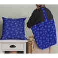 thumbnail image 5 of Soimoi Blue polyester Crepe Fabric Artistic Geometric Print Fabric by the Yard 52 Inch Wide, 5 of 5