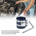 thumbnail image 4 of Transemion Anneau de Piston de Voiture en Acier Protection de Compresseur Outil Ajustable Véhicule Tondeuse à Gazon Installateur Accessoires avec Clé 3 Pouces, 4 of 6