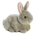 thumbnail image 2 of Aurora Stuffed Animals - Angora Bunny Grey 7.5", 2 of 2