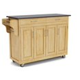 thumbnail image 3 of Homestyles Chariot de Cuisine en Bois à Roulettes Create-a-Cart Brun, 3 of 22