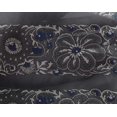 thumbnail image 4 of oneOone Georgette Viscose Fabric Leaves & Floral Block Printed Fabric 1 Yard 42 Inch Wide, 4 of 4