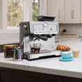 thumbnail image 3 of Kenmore Stainless Steel Espresso Machine with Grinder & Milk Frother, 3 of 5
