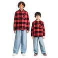 thumbnail image 3 of George Boys' Plaid Flannel Shirt, 3 of 6
