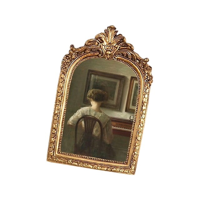 yuksok Antique Photo Frame Carved Jewelry Display Frame Hanging Resin Picture Frame for S