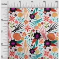 thumbnail image 1 of oneOone Silk Tabby White Fabric Skull Sewing Craft Projects Fabric Prints By Yard 42 Inch Wide, 1 of 4