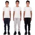 thumbnail image 2 of CHUANK Boys 3 Pack Active Tricot Joggers Size 5-16, 2 of 4