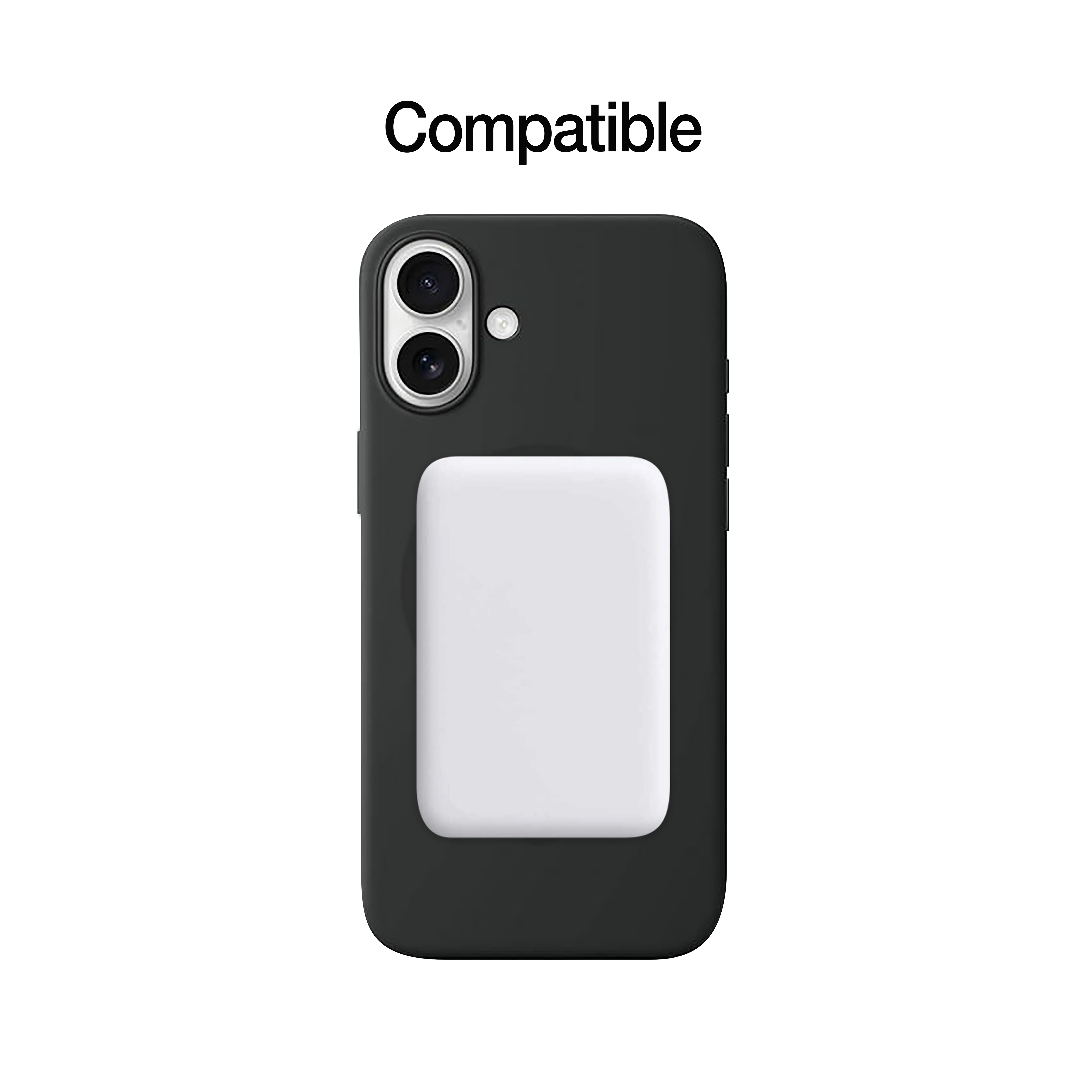 Onn. iPhone 16 étui en silicone compatible avec MagSafe et protection sur 4 côtés