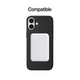 thumbnail image 3 of Onn. iPhone 16 MagSafe Compatible Silicone Phone Case with 4-sided Protection, 3 of 5