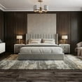 thumbnail image 1 of Velets King Bed Frame with Hydraulic Lift Storage, Upholstered Platform Bed, Tufted Headboard, Wood Slats, No Box Spring Needed, 1 of 8