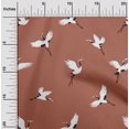 thumbnail image 2 of oneOone Polyester Spandex Rust Brown Fabric Bird Sewing Craft Projects Fabric Prints By Yard 56 Inch Wide, 2 of 4
