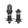 thumbnail image 2 of Moyeu de Roulement Format Compact Sans Bavures Réduire la Friction Fournitures de Cyclisme Installation Pratique Moyeux Métalliques Alliage d'Aluminium Arbre de Roue 28 H/moyeu Arrière/noir, 2 of 9