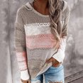 thumbnail image 2 of Fridja Mode Femme Col Rond Manches Longues Automne T-Shirt Impression Chemisier Tops, 2 of 7